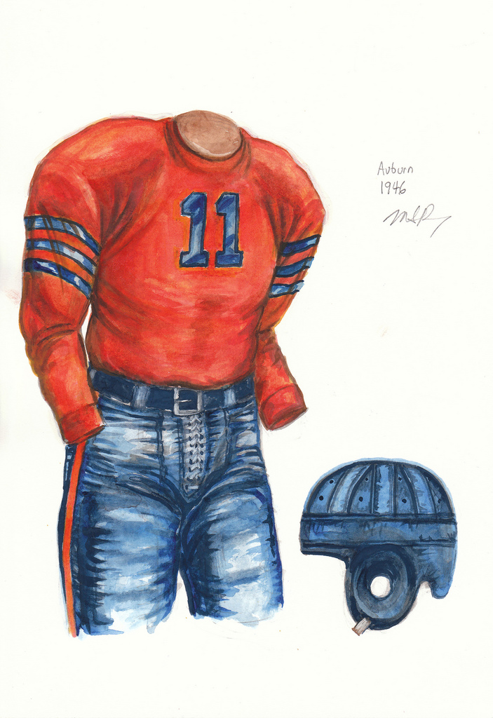 War Blogle - A Visual History of the Auburn Football Uniform