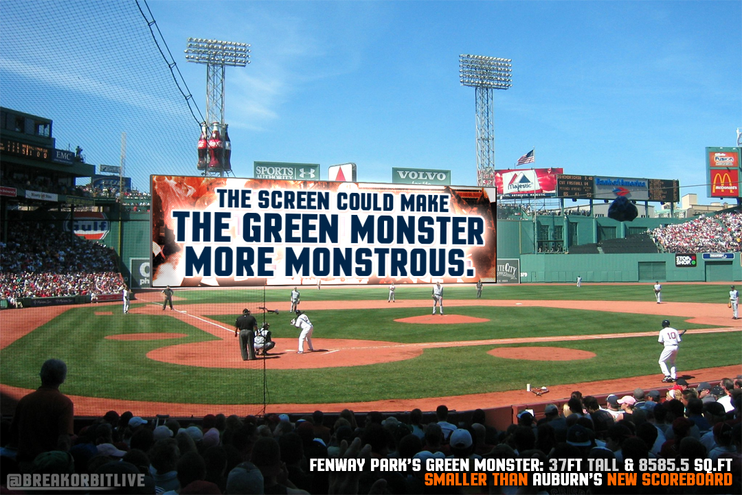 War Blogle - Will Auburn Add Seats on Top of Green Monster?