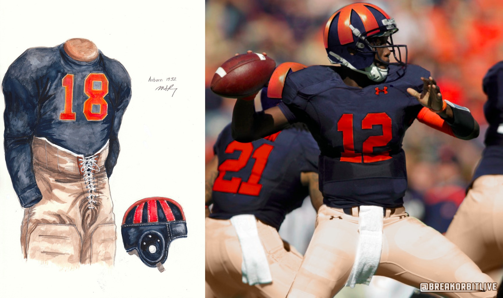 WarBlogle.com - The 2011 Auburn Football Uniform  Auburn football, Football  uniform, Football costume